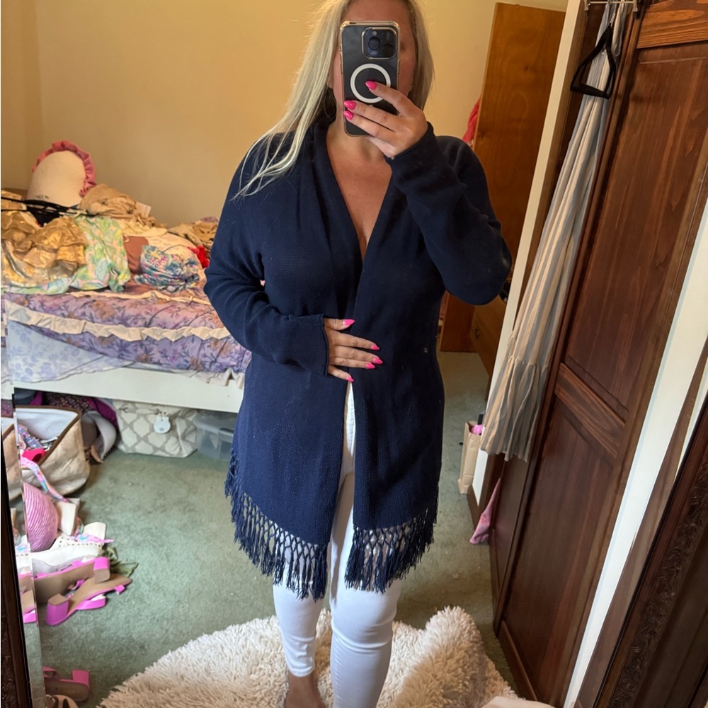 Navy Tatum cardigan